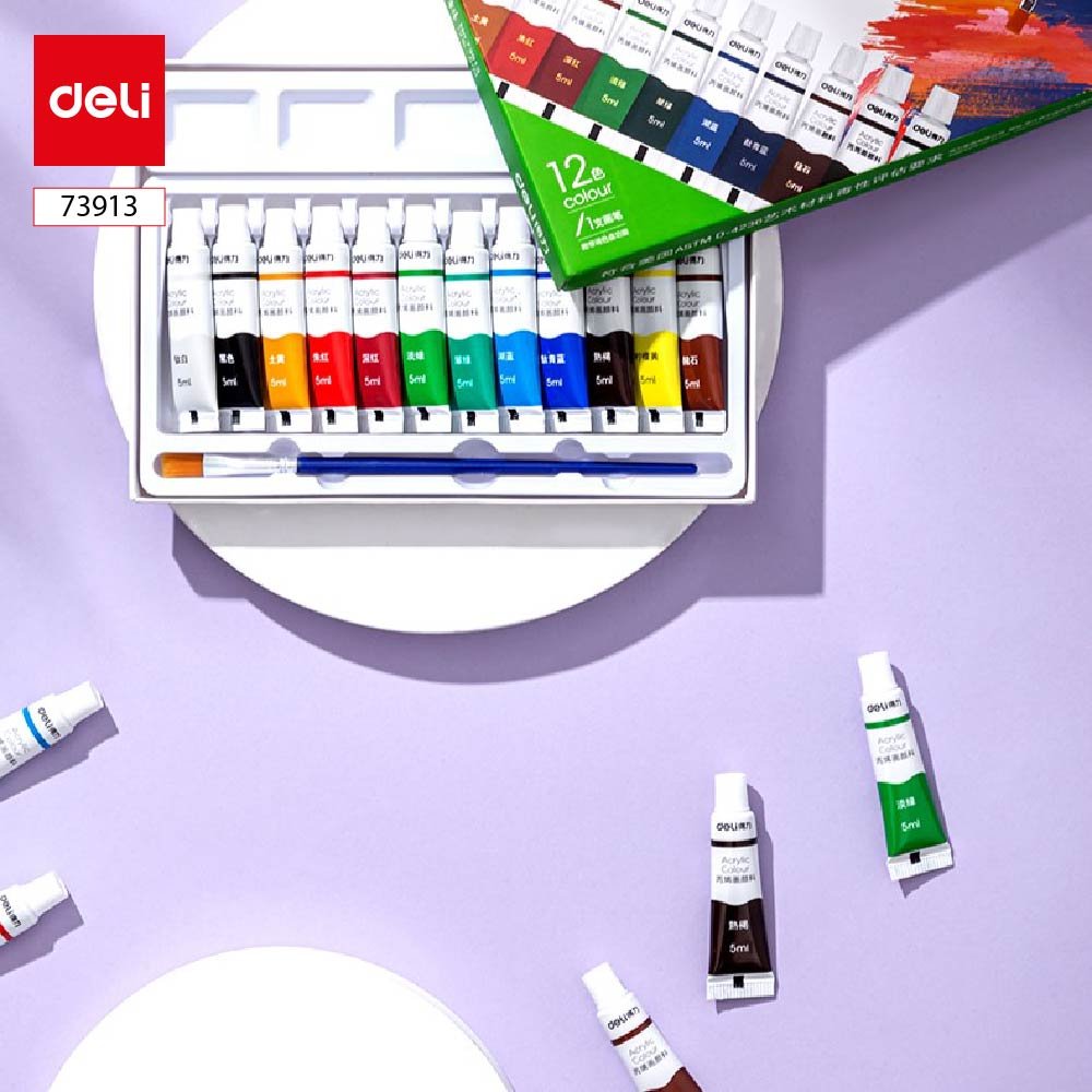 ديلي عصارة تلوين أكريليك - 5 مل - 12 لون - E73913